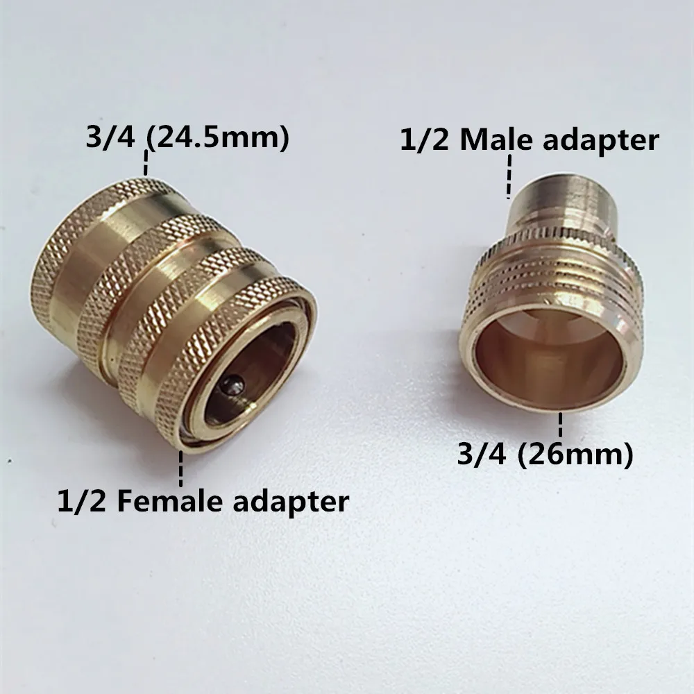 

8PCs/lot Pressure Washer Kit Water Gun Copper Nozzle Connection Tube M22 Male Adapter with 3/8" 1/4" Quick Release Accessories