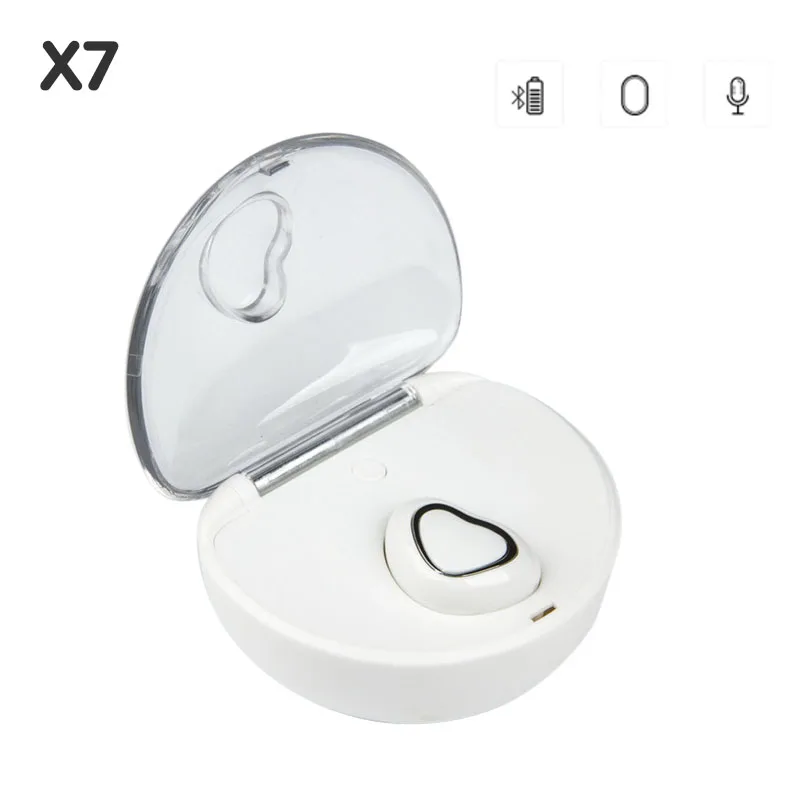 2020 миниатюрные беспроводные Bluetooth наушники X7 Спортивная гарнитура вкладыши с