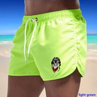 men shorts summer beach running sports jogging fitness shorts print solid quick dry pants gyms shorts for male