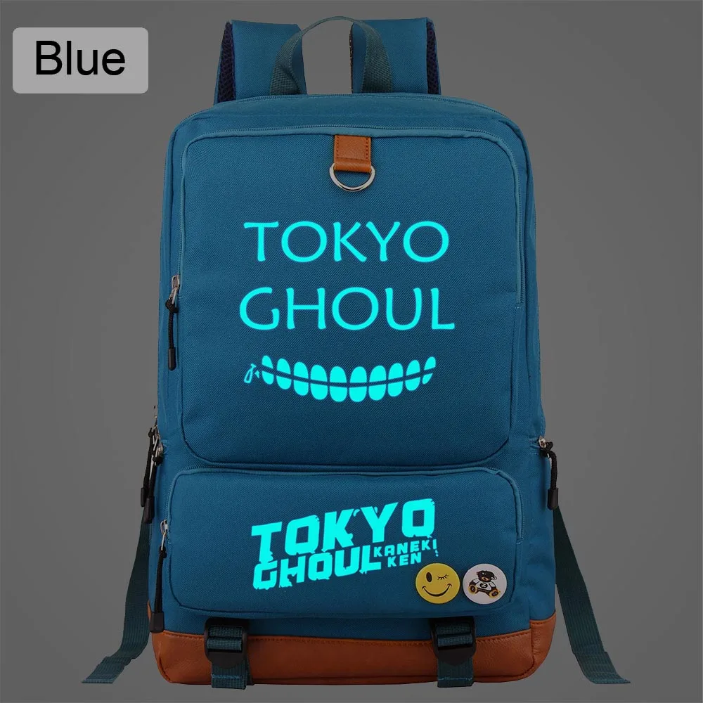 Новый светящийся Токийский Гуль для мальчиков и девочек школьные сумки книг