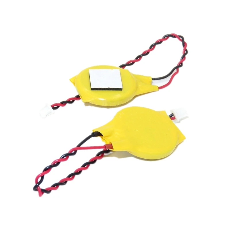 10 шт. CR2032 2032 провод аккумулятора 2 pin-материнская плата для ноутбука BIOS CMOS батарея