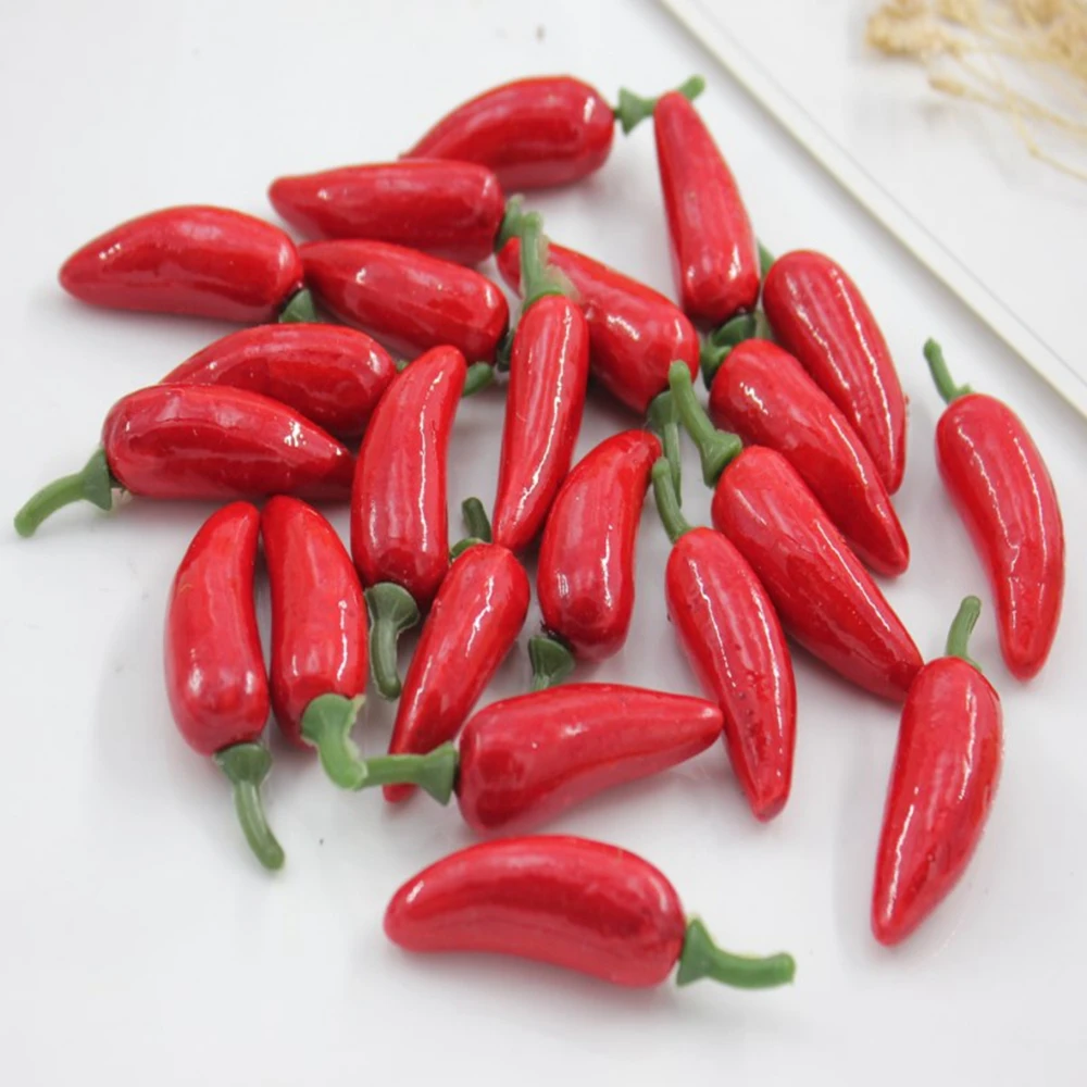 

Искусственные перцы чили, набор из 10 штук