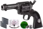 Umarex Legends Ace-in-The-Hole CO2, револьвер в гранулах, Проветриваемый Комплект air PistolMetal, Настенная пластина