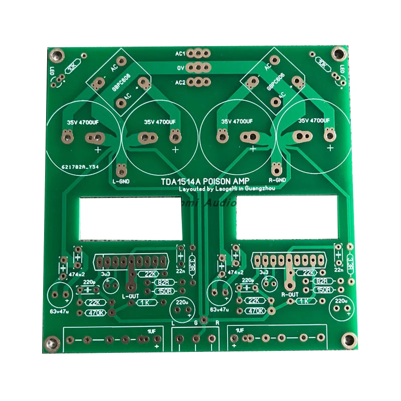Цифровой усилитель звука Lusya TDA1514A плата 50 Вт двухканальный Hi-Fi T1090 | Электроника