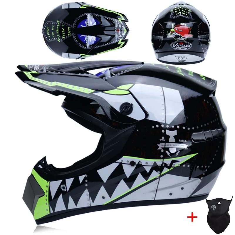 Шлем для мотокросса взрослых мотоциклетный шлем езды на мотоцикле или