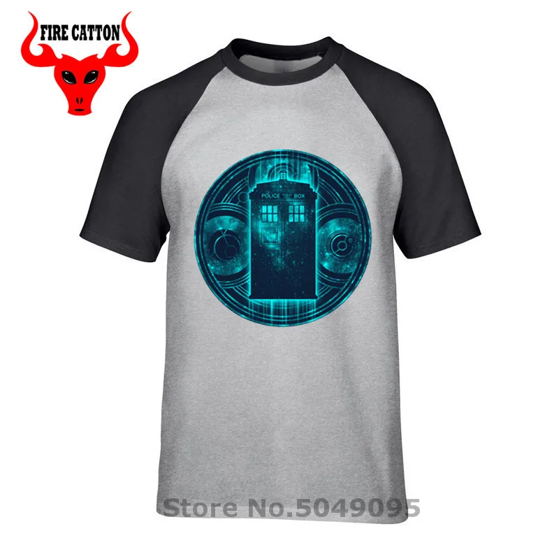 Всюду и в любом месте футболка 11th doctor Doctor Who time travel TV show science fiction DR sci fi Tops Tee|Мужские