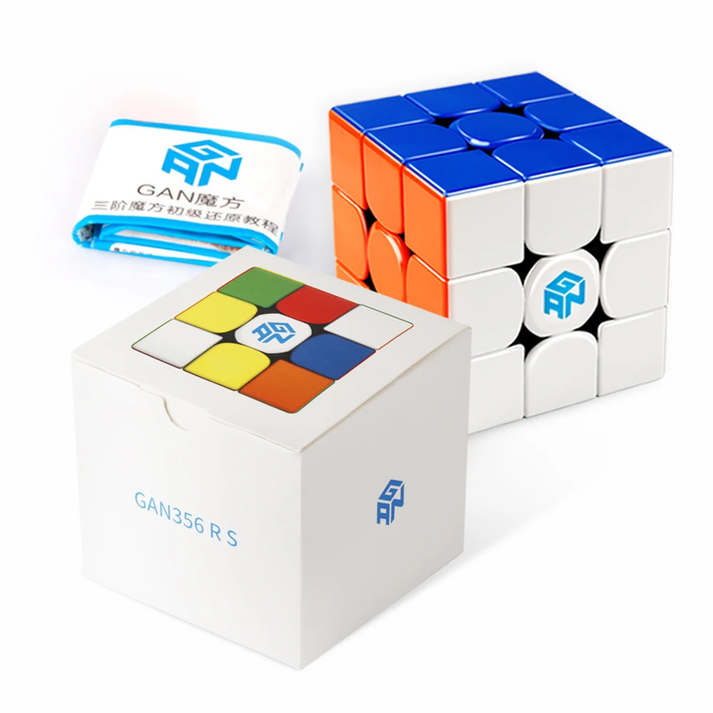 Скоростной кубик D FantiX Gan 356 RS 3x3 без наклеек Gans 356R S 3x3x3 Магический головоломка GS V3