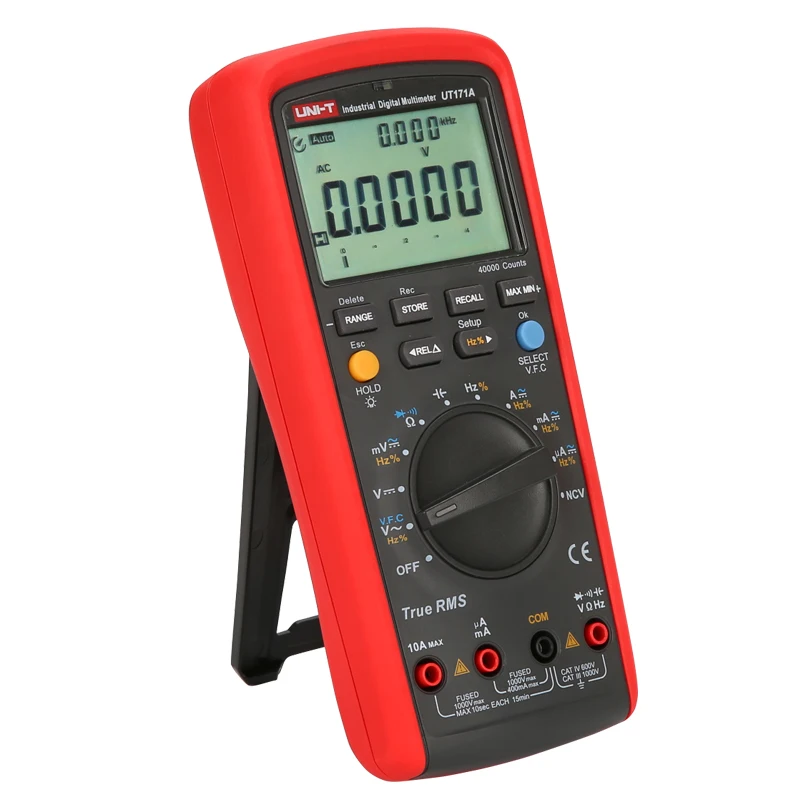UNI T UT171 серии промышленных True RMS Цифровые мультиметры допуска 60K отсчетов тестер