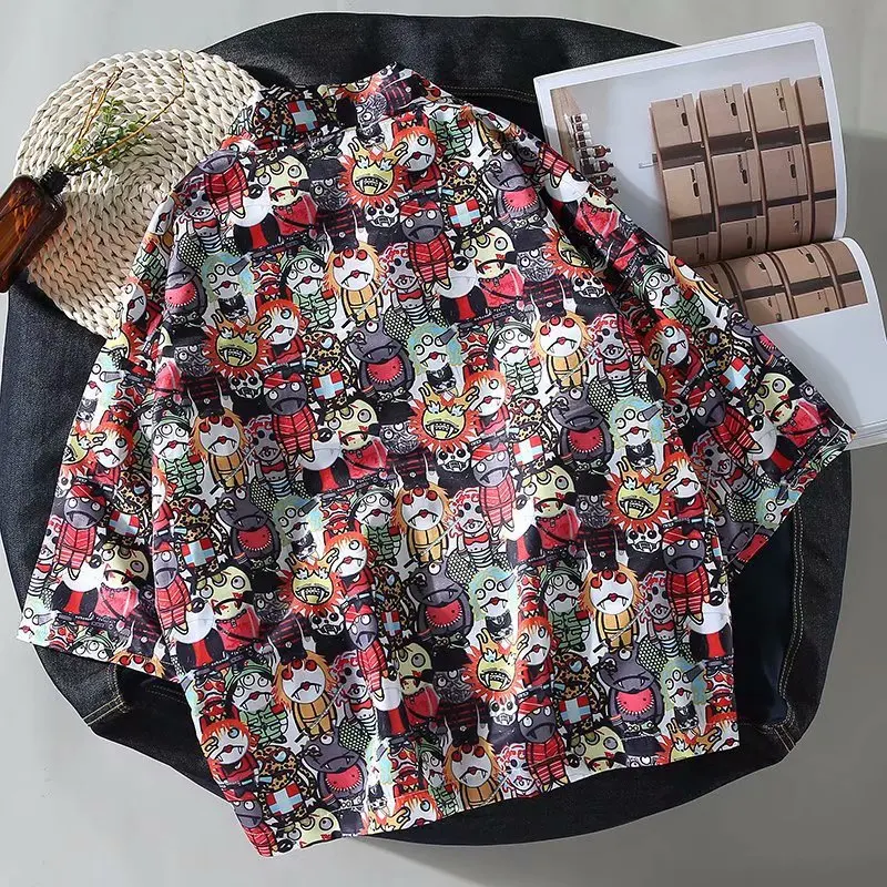 

Yukata Women Japanese Kimono Traditional Harajuku Couple Kimonos Cardigan Men Beach Loose Thin Shirt Sun-protective Shirts Coat