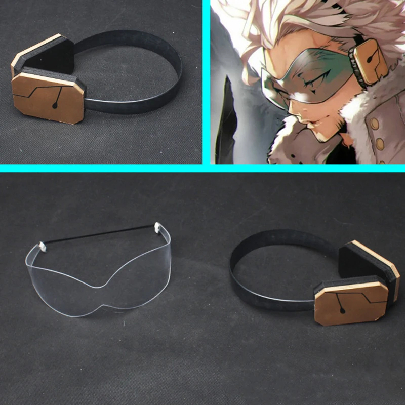 

Anime Cosplay My Hero Academia Wing Hero Hawks Hokusu Cosplay Headset Earphone Glasses Props Accessory Boku no Hero Academia