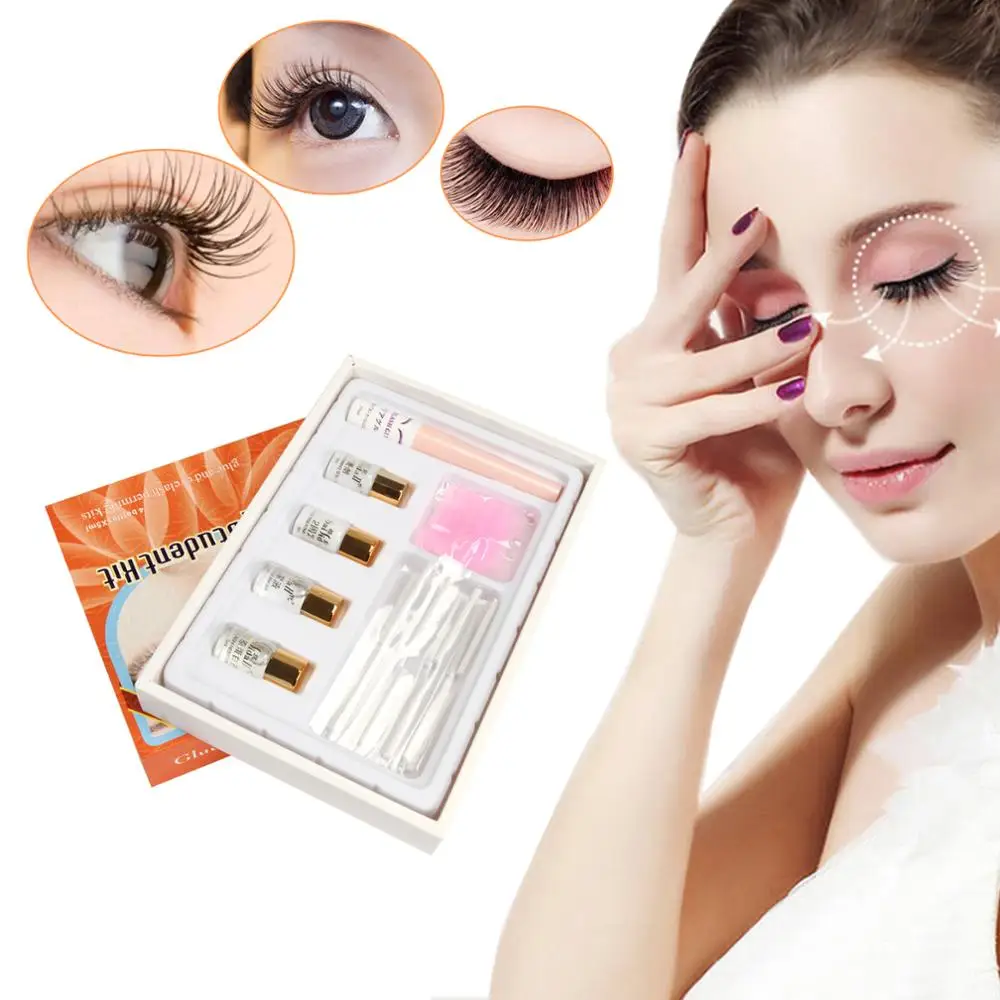 Распродажа на складе в России набор для завивки ресниц щипцы стержни клея полный