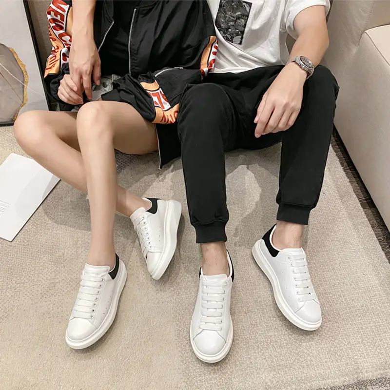 

Tenis Sneakers High Quality Alexander White Shoes for Men Men Lace Up Luxury Designer Casual Zapatos Hombres Casual Couple Shoes