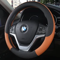 auto steering wheel covers anti slip leather sport car steering wheel protective sleeve cover car styling anti catch holder