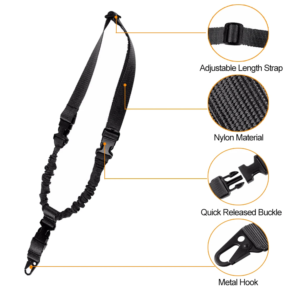 Тактический Регулируемый одноточечный Пистолет Ремень пистолет страйкбол