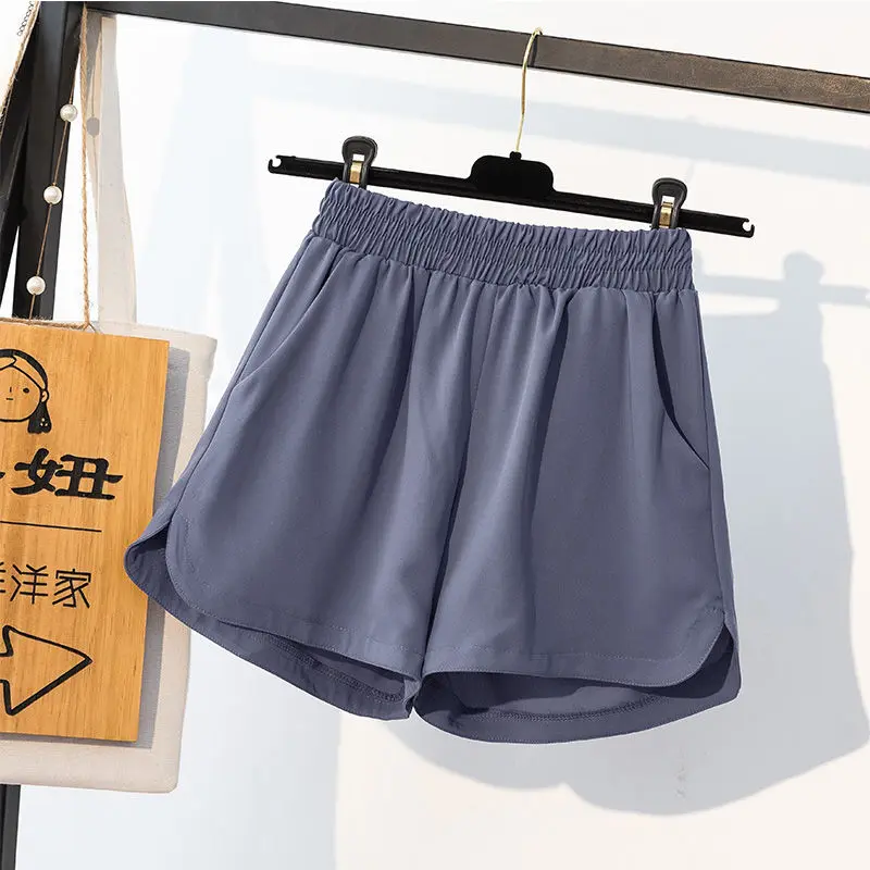 

Women'S Thin Shorts Summer Plus Size High Waist Outer Wear Wide-Leg Pants Trend