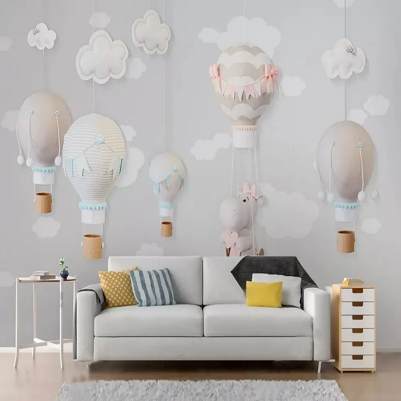 Большие настенные 3D-обои на заказ Скандинавский современный мультяшный