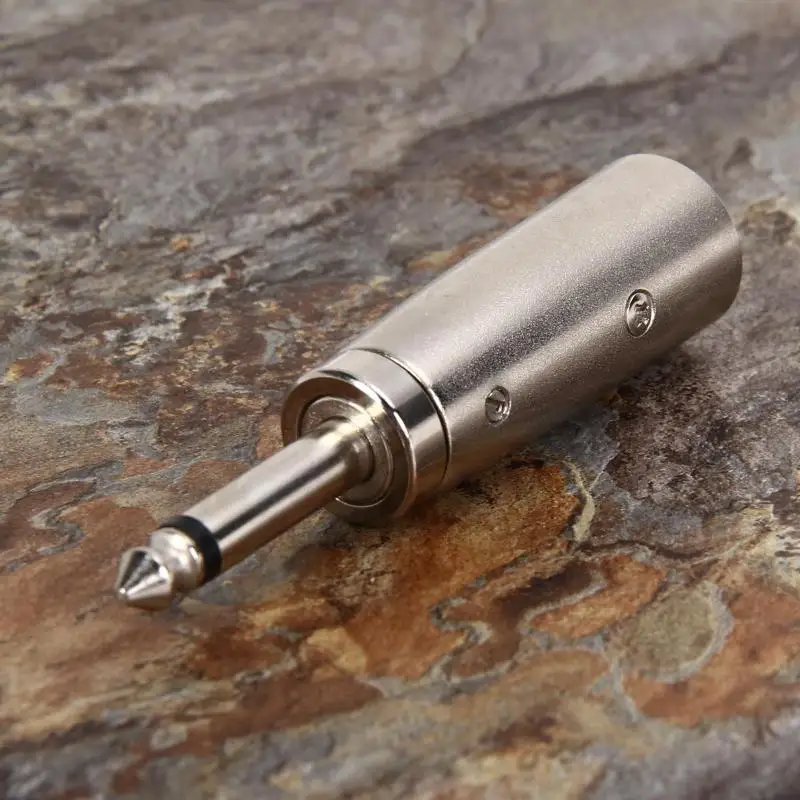 XLR папа Джек 1/4 &quot6 35 мм штекер стерео микрофон адаптер домашний аудио цифровые