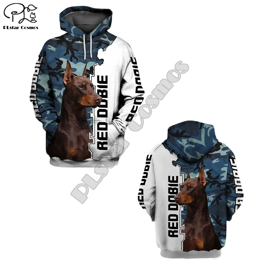 

Men for women funny red dobie limited 3d dogs printed hoodie long sleeve Sweatshirts jacket autumn pullover tracksuit style-1