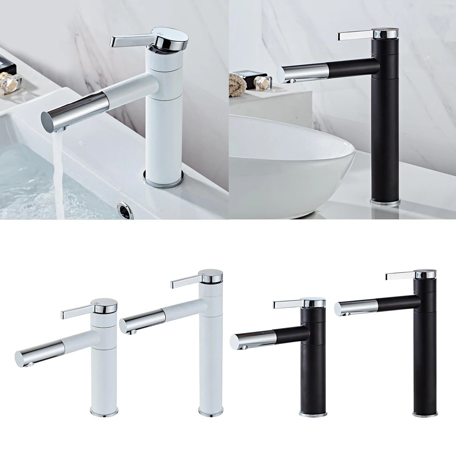 

Modern Bathroom Sink Taps Bath Filler Shower Mixer Basin Mini Mixer