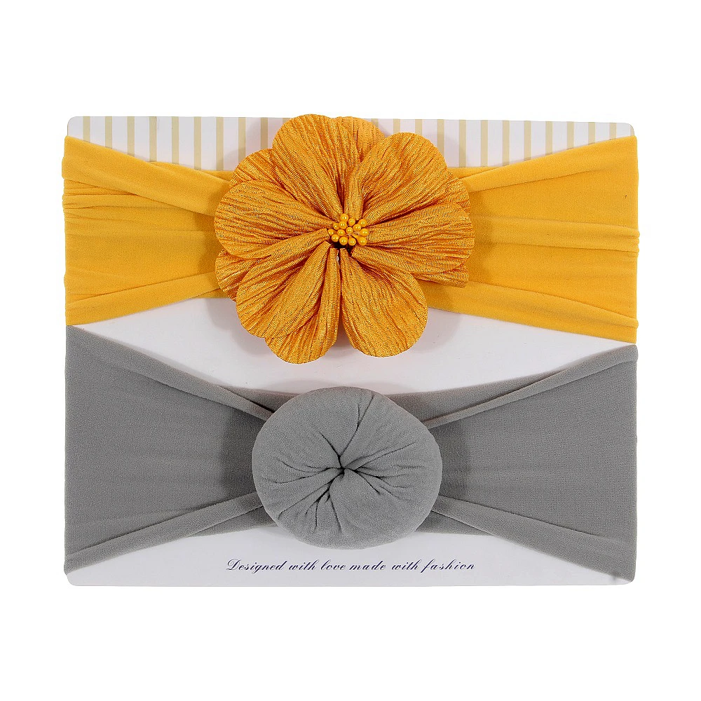 2 шт./компл. Детские головной убор в форме пончика ручной работы с цветочным