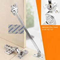 2pcslot cabinet cupboard door lid stay hinge flap down drop lid support sliding rail adjustable chrome