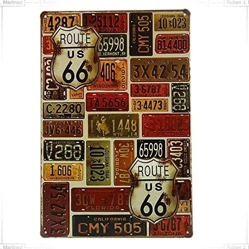 

Художественная жестяная живопись DL-винтажная антикварная Жестяная Табличка для украшения интерьера для дома