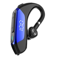 2021 new wireless earphone s08 smart bluetooth earbuds earhook 45hours music time led display earphone waterproof volume control