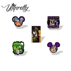 Disney Микки Маус голова злодей малефисент королева мультфильм узор Акриловые Броши Смола эпоксидный акрил значок