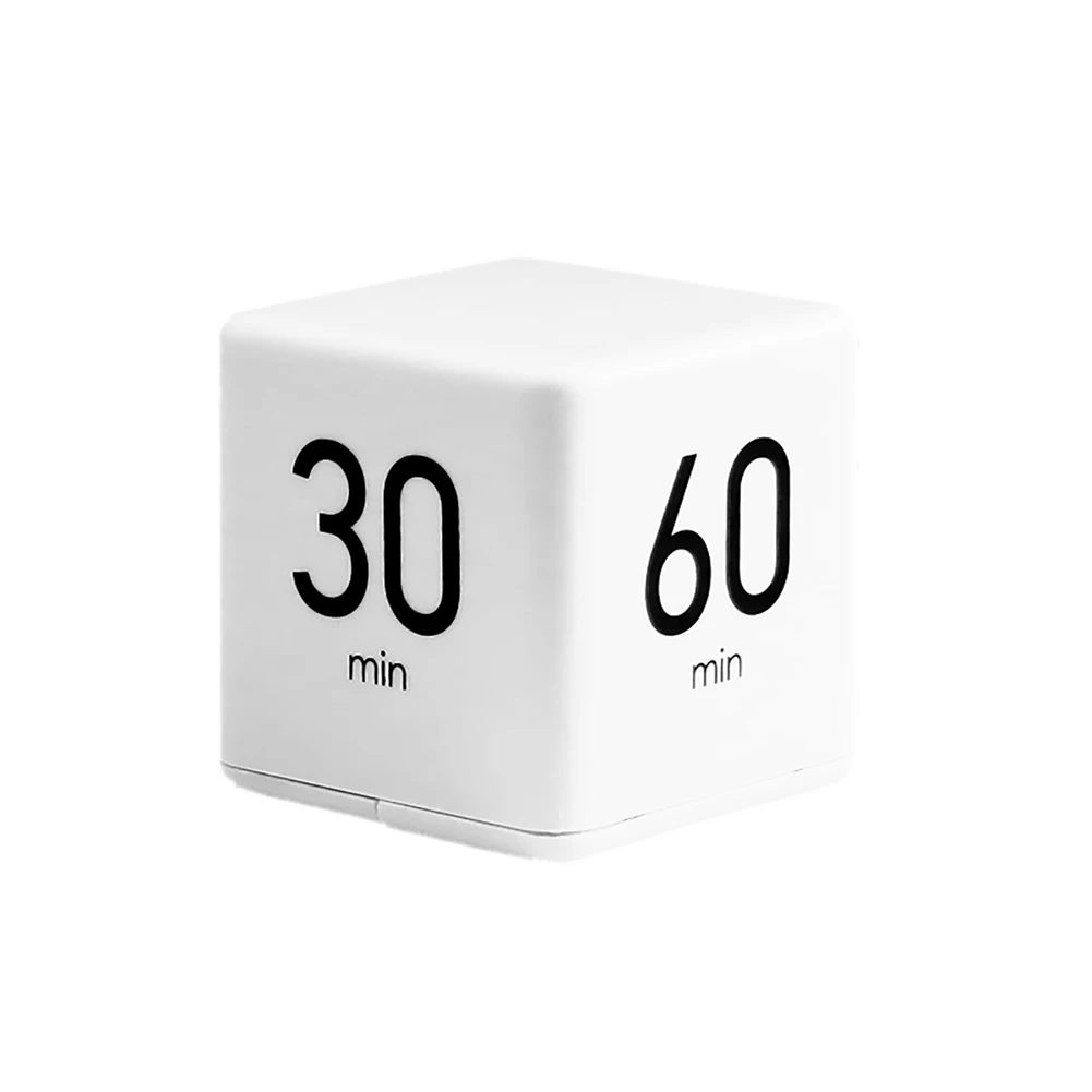 

New Clock Timer Alarm Cube Digital Minutes Time Management White Timer Time Management Tool