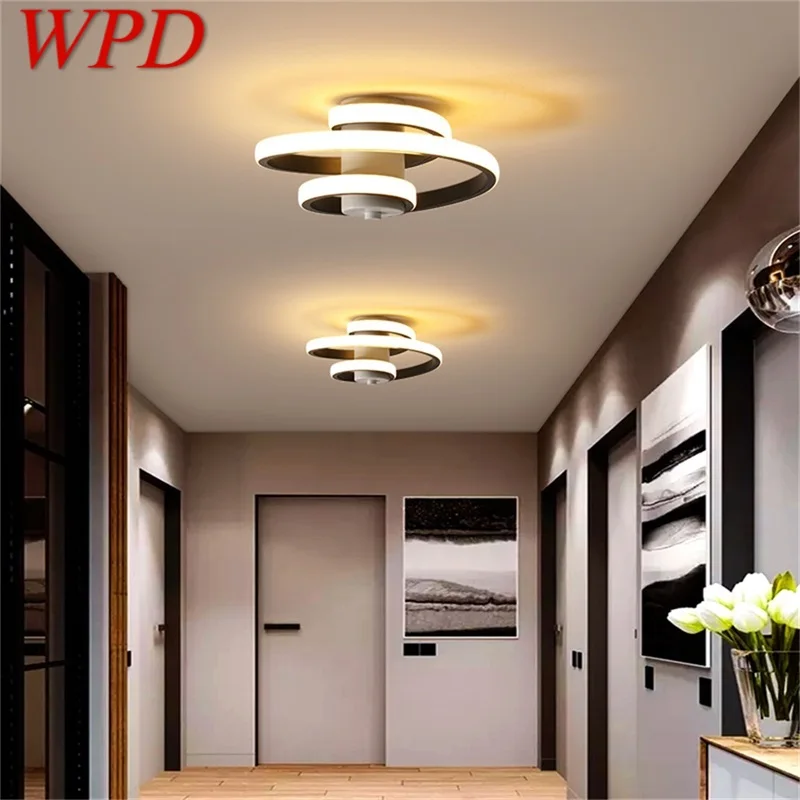 Светодиодные потолочные светильники WPD современные декоративные лампы для дома