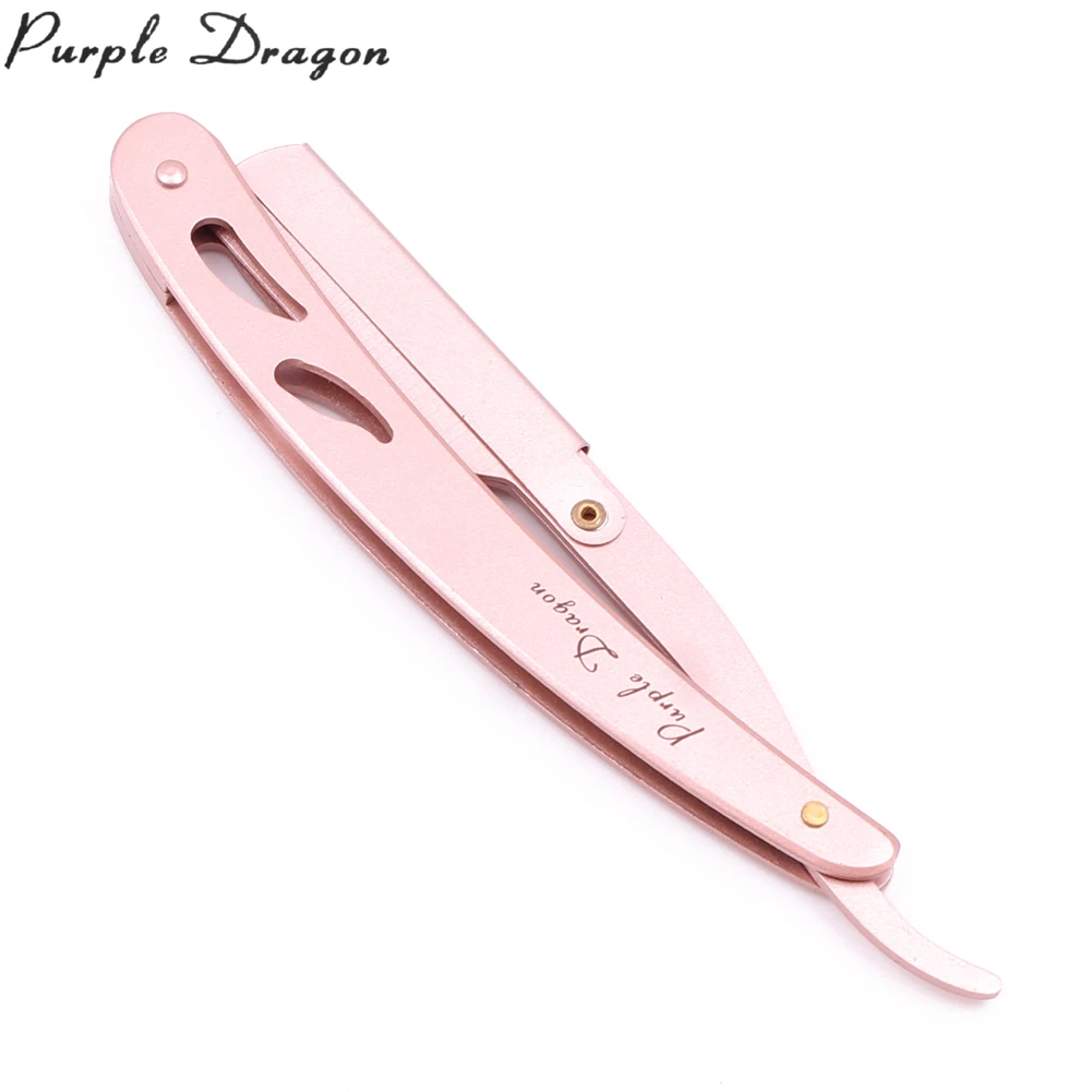 1 Набор фиолетовый драконовый брендовый Мужской прямой стальный складной нож для