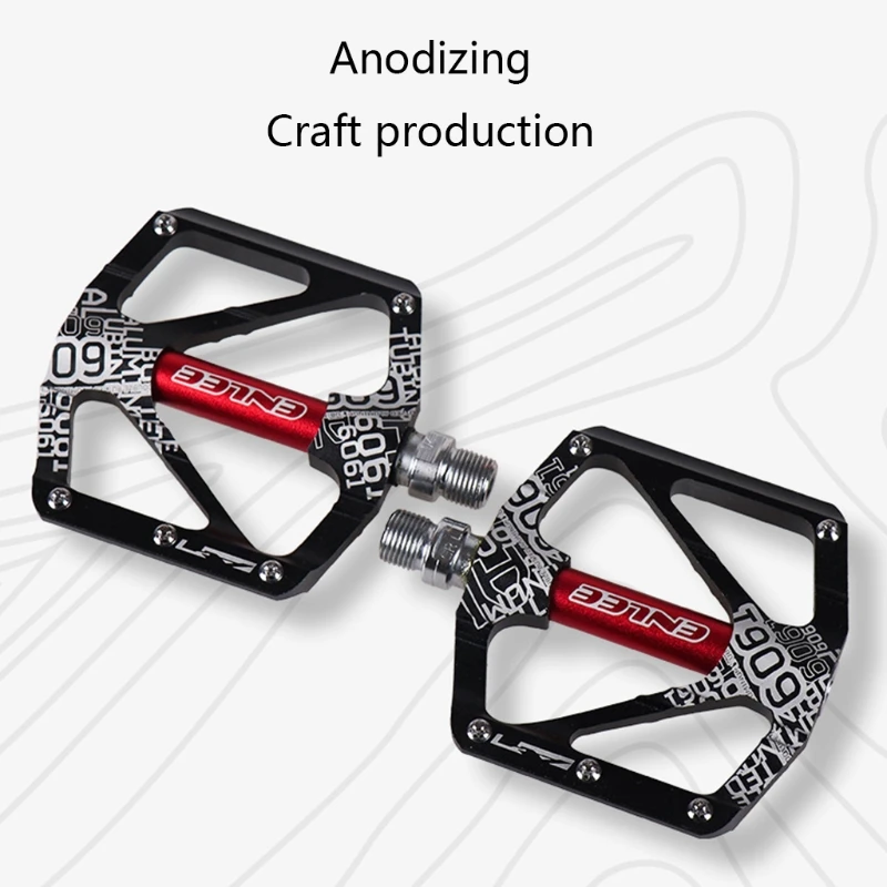 

87HF 2pcs Bearing Mountain Bike Aluminum Alloy Palin Pedal Platform Pedals