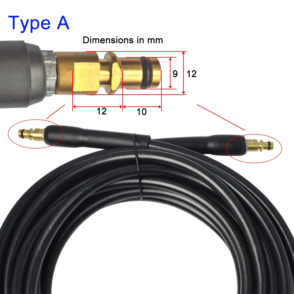 

5/10/15M Garden Hose Pipe Car Washing Water Hoses High Pressure Washer Hose Pipe Cord for Karcher K Series Pressure Cleaner