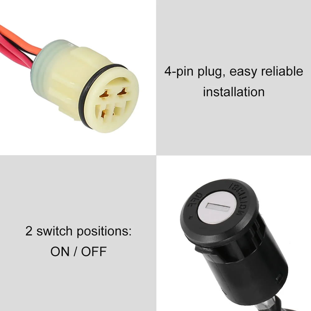 Универсальный стартер зажигания трактора вилочного погрузчика 2 клавиши