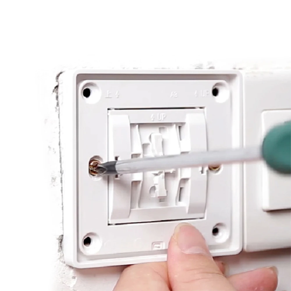 

10 Set 86mm Steel Wall Mount Switch Box Repair Tool Switch Cassette Repairer Support Rod Strong Electric Accessories