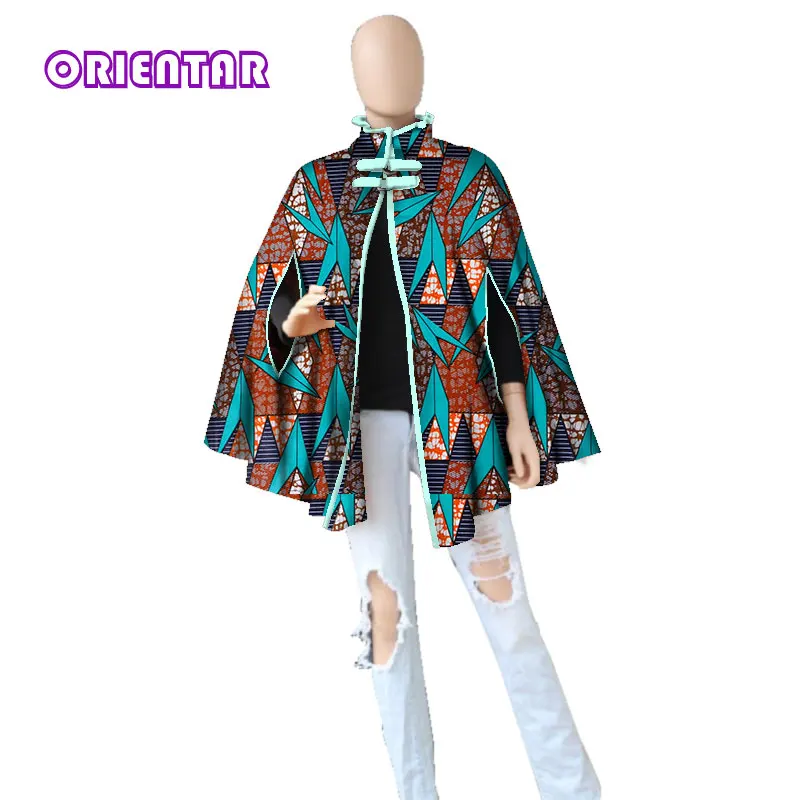Модная женская шаль с вощеным принтом Bazin Riche Тренч воротником стойкой в