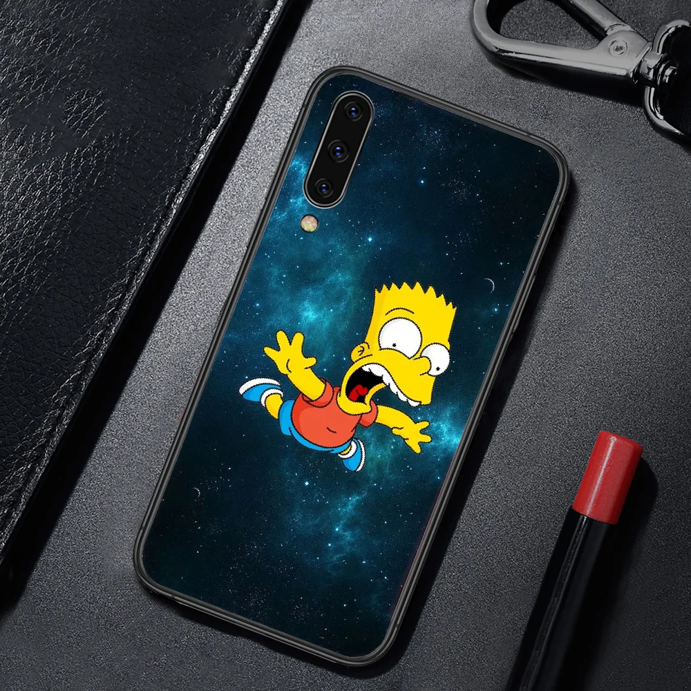 

Cartoon Simpsone Homer J Phone Case For Samsung Galaxy A 3 5 7 8 10 20 20E 21S 30 30S 40 50 51 70 71 black Bumper Silicone Funda