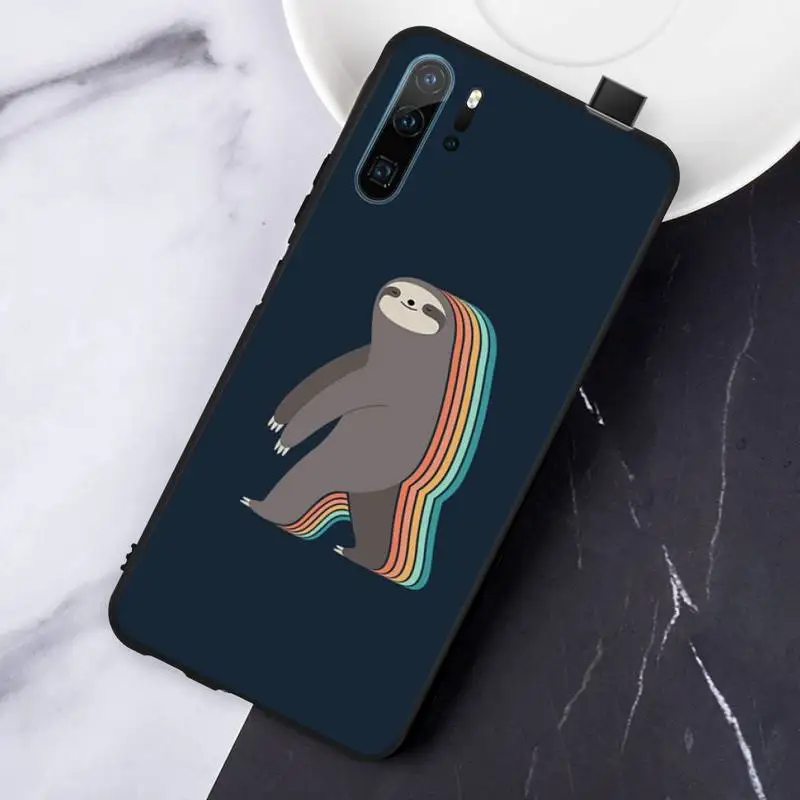 

sloth lovely cartoon animal Phone Case For Huawei honor Mate P 10 20 30 40 Pro 10i 9 10 20 8 x Lite