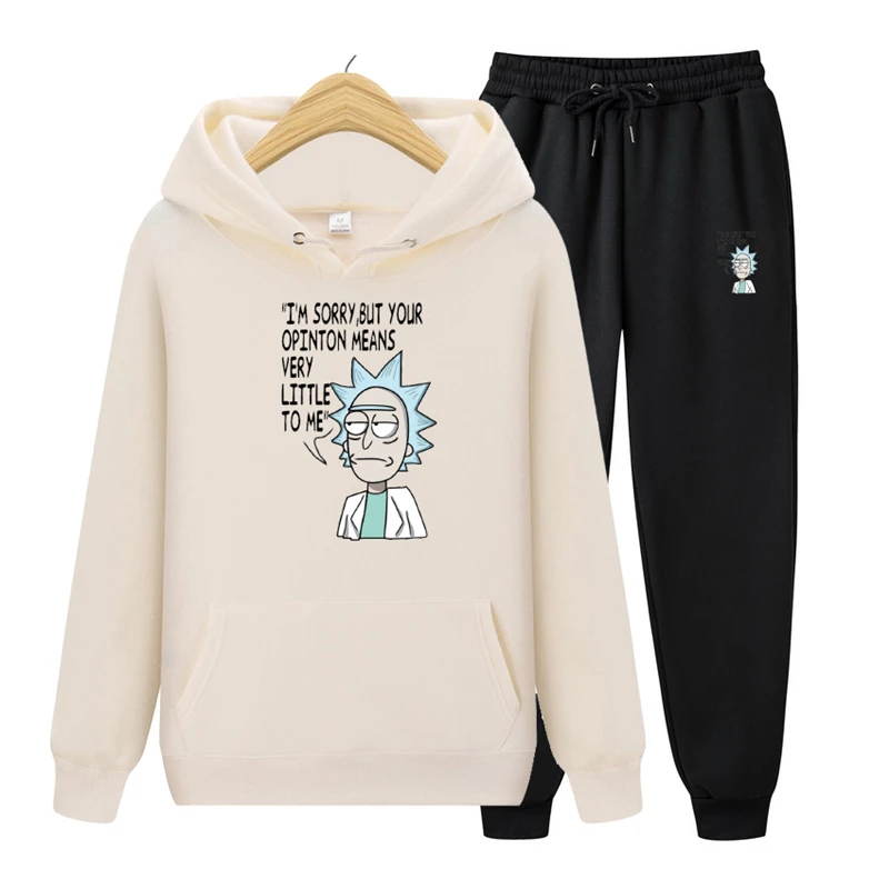 

2021 Autumn Winter Fleece Hoodies Men Set Casual Hooded Warm Sweatshirts Male Thicken Tracksuit 2PCs Jacket+Pant Men Sportswear