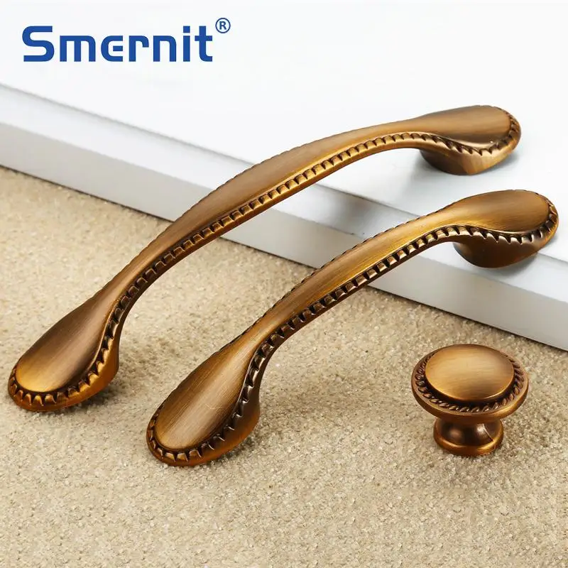 Ручки для антикварной мебели из цинкового сплава цинковый сплав ящика шкафа