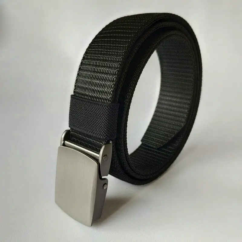 metal buckle 1 шт., сумка на пояс для путешествий, для скрытых наличных денег, однотонная, повседневная, противоугонная, поясная сумка унисекс, высокое качество, поясная сумка с металлической пряжкой, Лидер продаж - Цвет: metal buckle