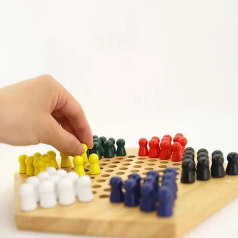 Детский игровой набор деревянная образовательная доска классические настольные