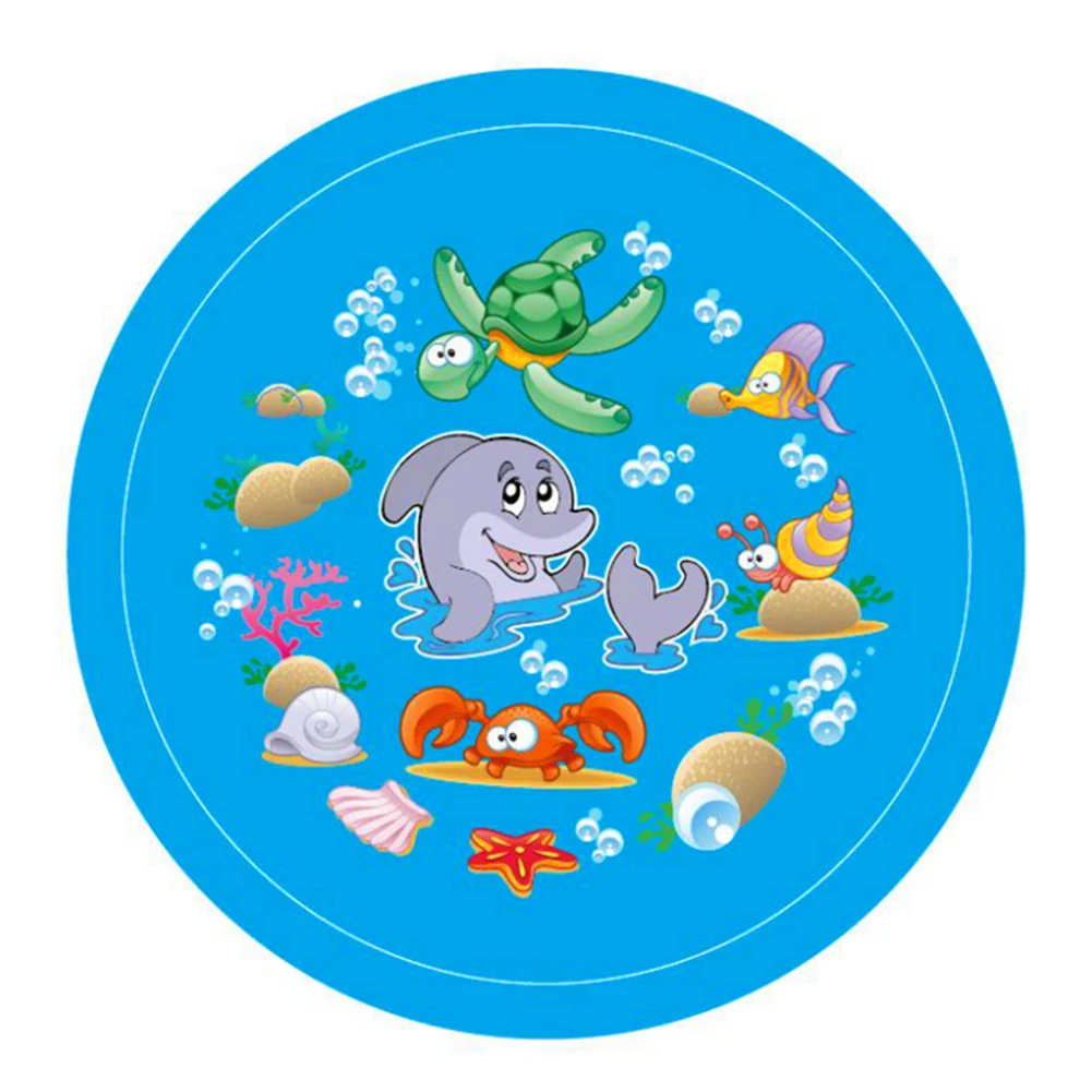 Летний Спринклерный игровой коврик для детей, детская игровая водная Подушка, пляжный коврик, надувная спринклерная Подушка, игрушка для распыления воды