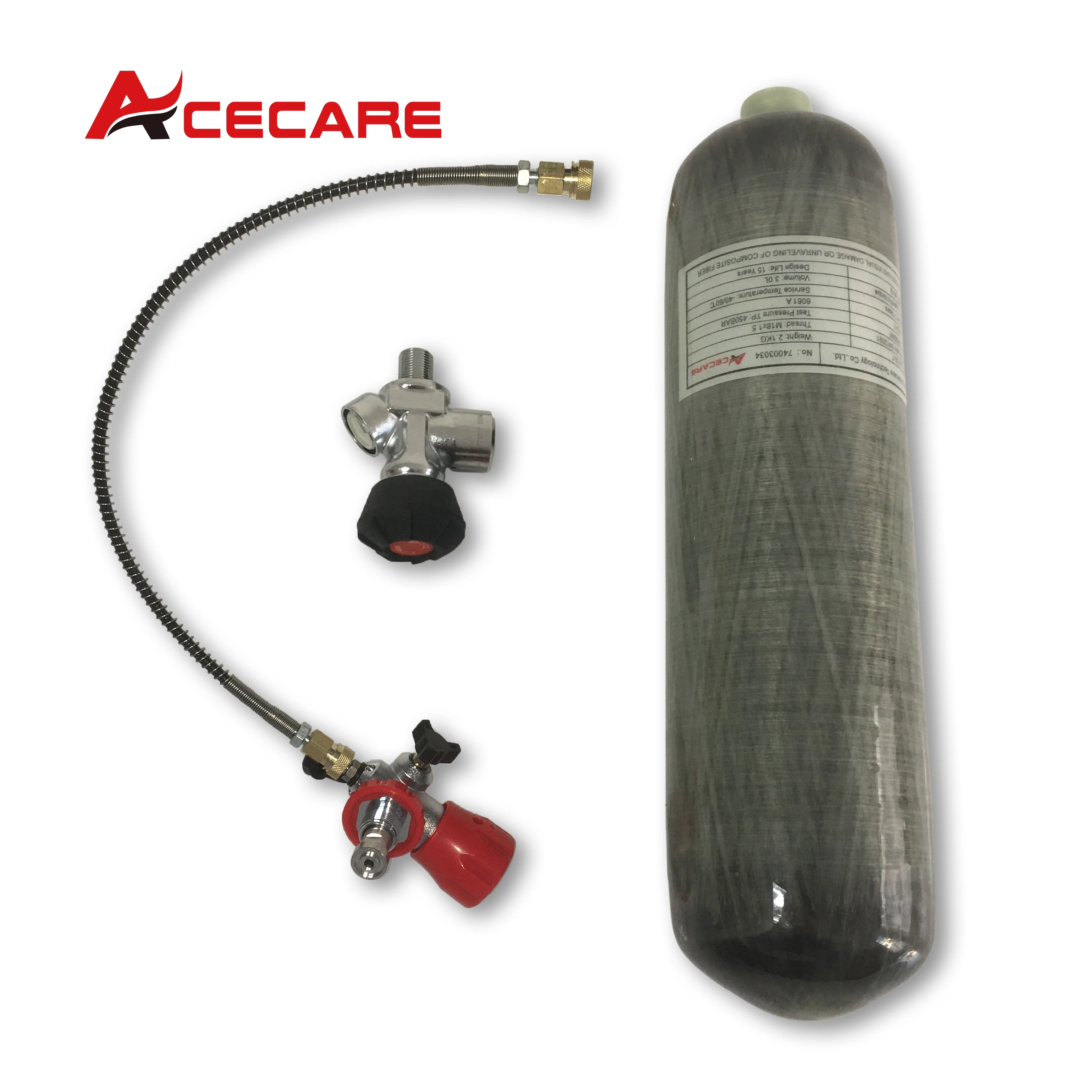 Acecare 3 л 4500 фунт/кв. Дюйм высококачественный сжатый пистолет для страйкбола и