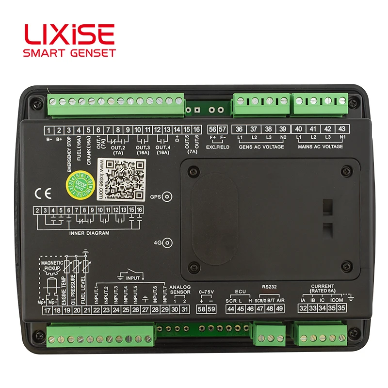 Дизельный генератор цифровая панель LXC6120N LIXiSE контроллер двигателя |