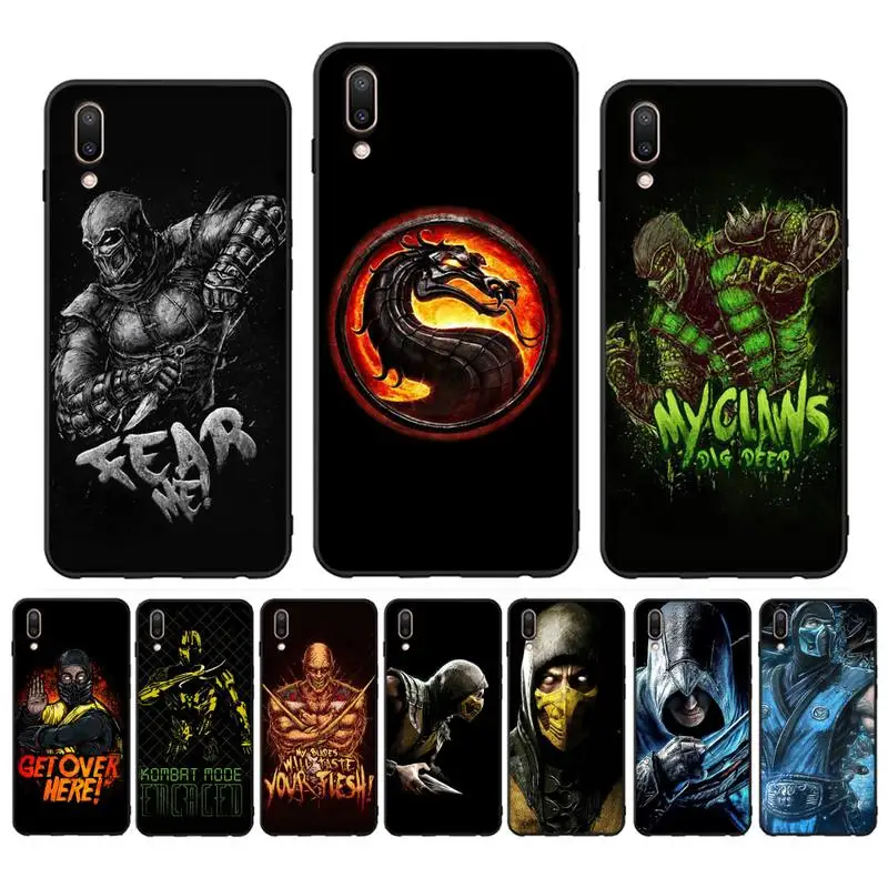

Mortal Kombat Phone Case For Oppo Reno Realme C3 6Pro Cover For vivo Y91C Y17 Y19 Funda Capa