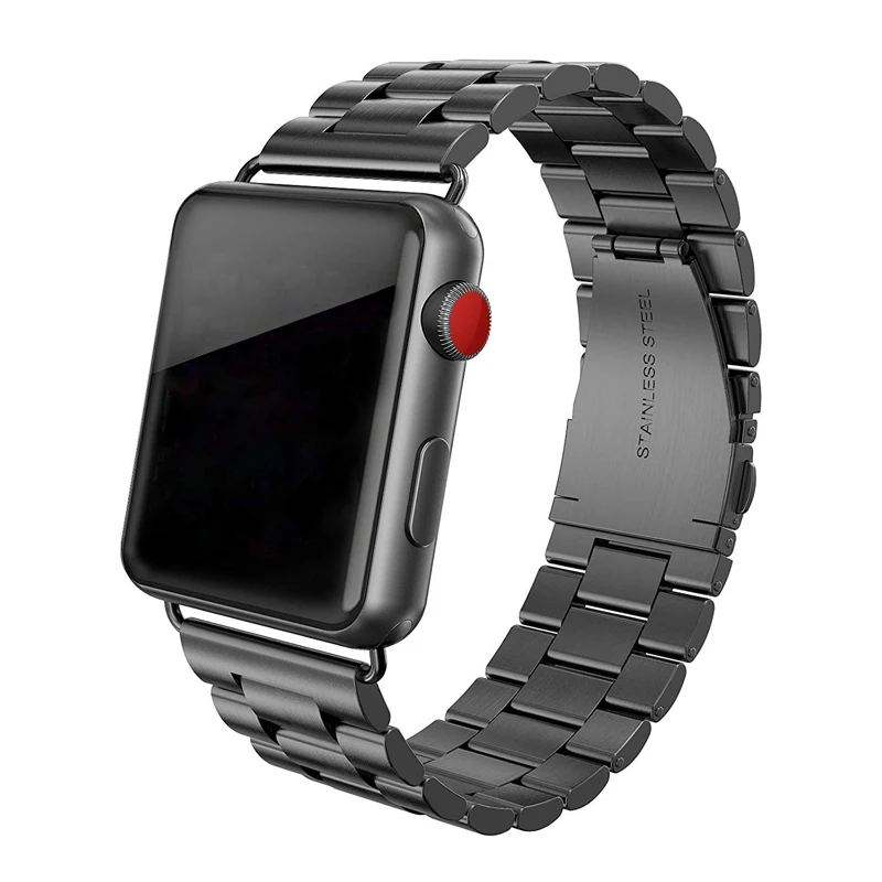 Ремешок из нержавеющей стали для apple watch 4 5 Группа 44 мм 40 мм, 42 мм, 38 мм, версия металлический браслет для наручных часов iwatch, ремешок 5/4/3/2/1 Карлос Корреа аксессуары