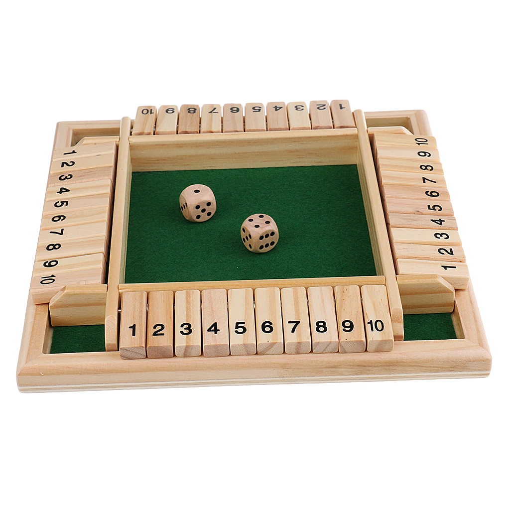 Классические деревянные настольные игральные кости детская игрушка
