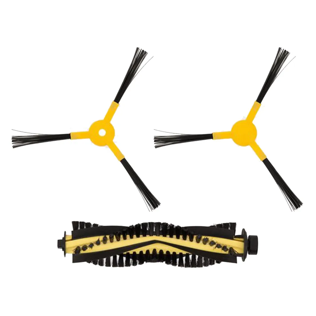 

Suitable For Create NETBOT S14 / S15 Sweeper Accessories Side Brushes 2 + Main Brush 1 For Household Items In Stock