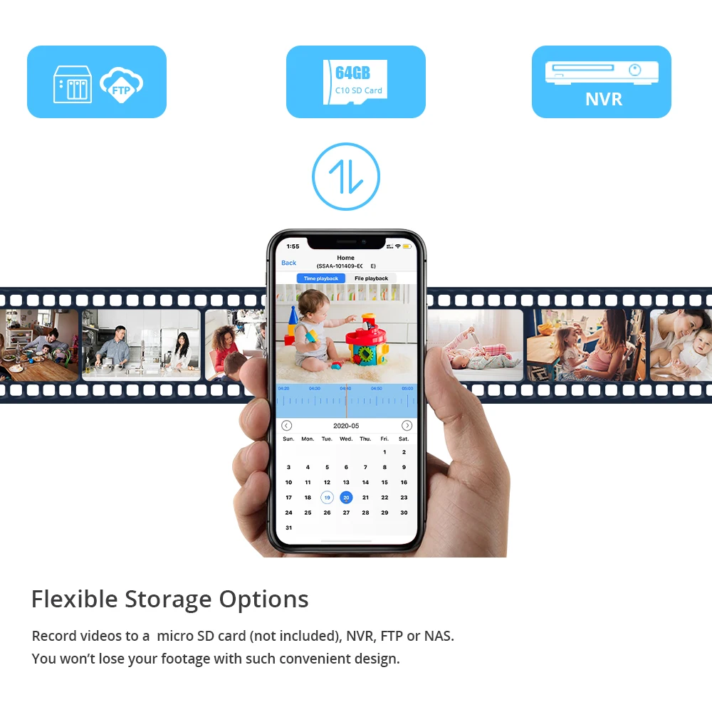 IP-камера 3 Мп Wi-Fi купольная Onvif | Безопасность и защита
